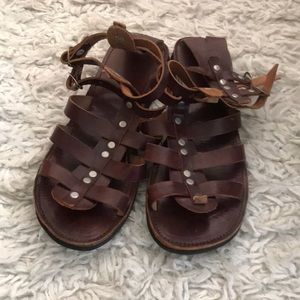 Handmade leather Mexican sandals